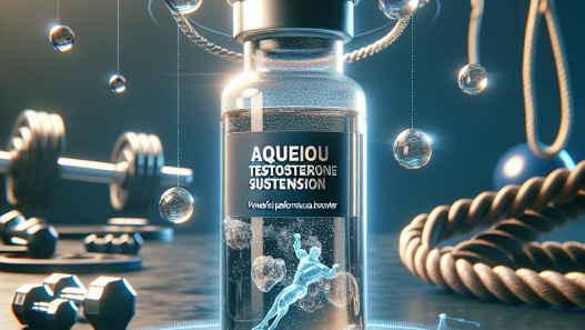 Aqueous testosterone suspension: powerful performance booster