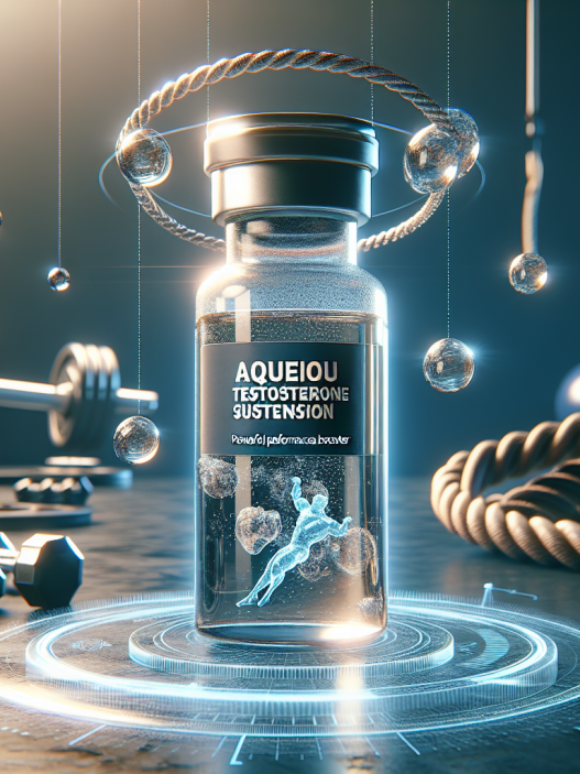 Aqueous testosterone suspension: powerful performance booster