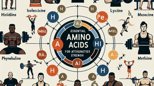 Essential amino acids for athletes' endurance and strength