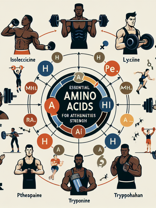 Essential amino acids for athletes' endurance and strength