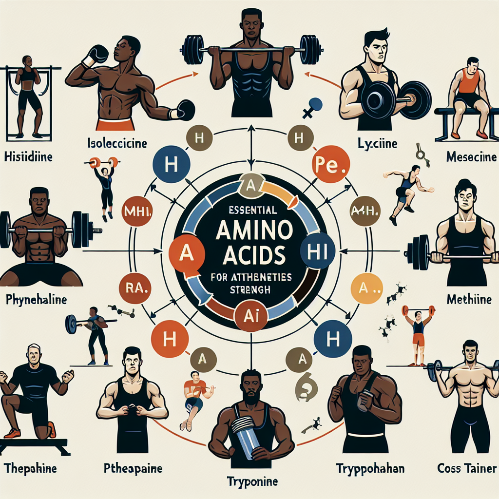 Essential amino acids for athletes' endurance and strength