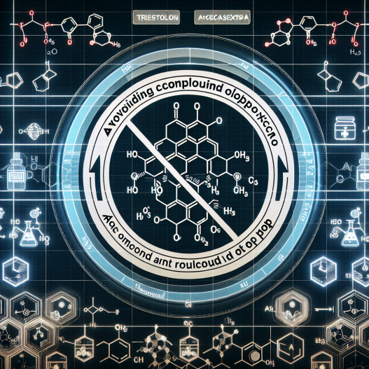 Avoiding compound overlap when using trestolone acetato