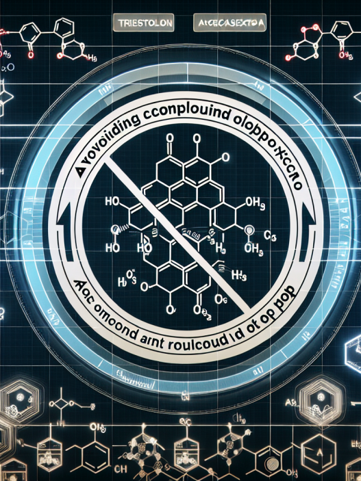 Avoiding compound overlap when using trestolone acetato
