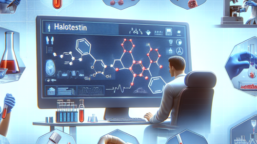 Detection methods for halotestin in blood