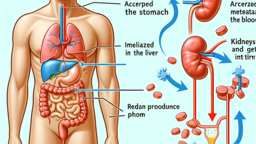 Renal clearance of stanozololo compresse
