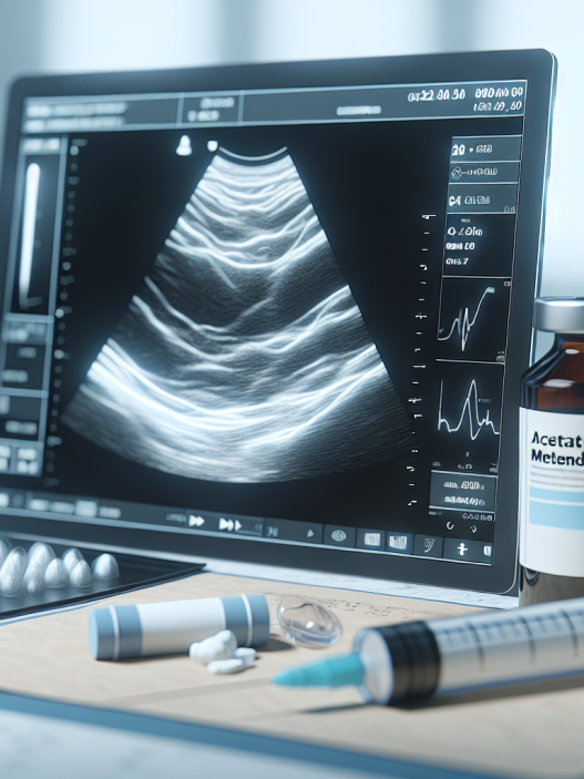 Ultrasound monitoring during acetato di metenolone therapy