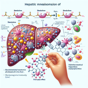 Hepatic metabolism of stenbolone: first-pass effect