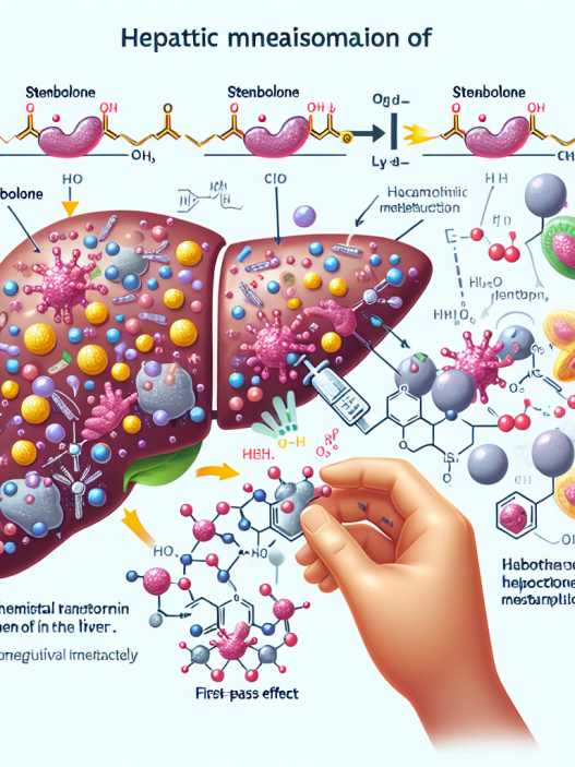 Hepatic metabolism of stenbolone: first-pass effect