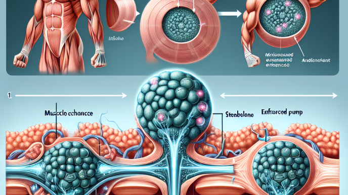 Pump enhancement with stenbolone